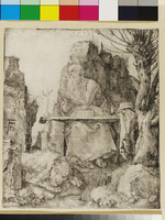 Der heilige Hieronymus neben dem Weidenbaum