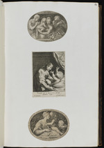 14. | Maria mit dem Kind ... JHS. MRA. / Eine sitzende weibl: Figur ... Cantic. VI, 1.) | Fr. Parmes fig. Jo. Sadeler sc. / ... / E. G. Sadeler fec.