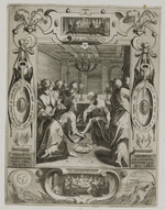 Christus wäscht die Füße der Apostel