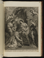 Die Krönung der Hl. Katharina durch das Christuskind