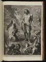 Die Hl. Theresa legt Fürsprache ein für Bernardino de Mendoza