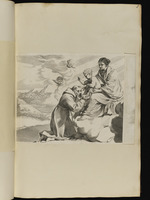 Der Heilige Franziskus küsst dem Jesuskind die Füße