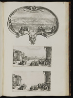 71 | Un feu d’artifice fait à Florence ... / Une piece dont le fond réprésente la vüe du Pont-neuf de Paris ... / la même pieçe ... ait été gravé.