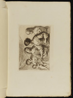 Vier Frauen und ein stehendes Kleinkind