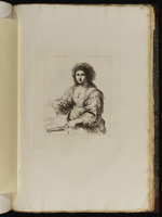 Stehende Frau mit einem Buch