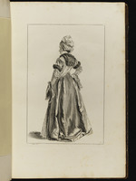 Junge Frau mit Turban in Rückansicht