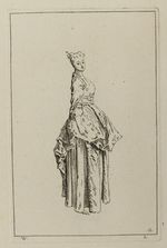 Junge Frau, nach rechts gewandt