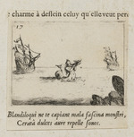 Meerjungfrau zwischen zwei Schiffen