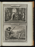 1Sam 16,13: Samuel salbt David zum König. 1Sam 17,1: David schlägt den Riesen Goliat