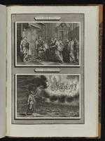 Jer 36,21-23: Der König Jojakim verbrennt das von Baruch geschriebene Buch. Ez 1,5: Hesekiel sieht die vier himmlischen Wesen