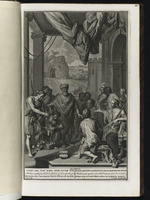 Abraham wiegt vierhundert Stücke Silber ab für die Höhle von Machpela