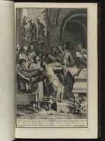 Isaak und Ismael begraben Abraham in der Höhle von Machpela