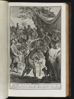 Die Kundschafter kehren mit Früchten aus Kanaan zurück