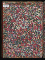 Veves et ornemens de Versaille, Einband Vorderdeckel innen